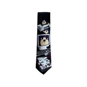 Office Taz Looney Tunes tie